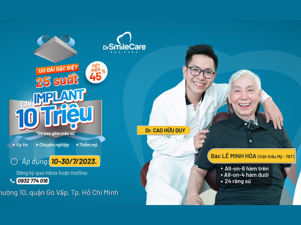 KHUYỄN MÃI LỚN: CẤY IMPLANT CHỈ 10 TRIỆU ĐỒNG 26 rang sus d